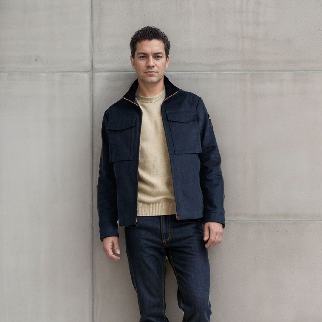 Herren Utility-Jacke mit praktischen Taschen und modernem Design Drune