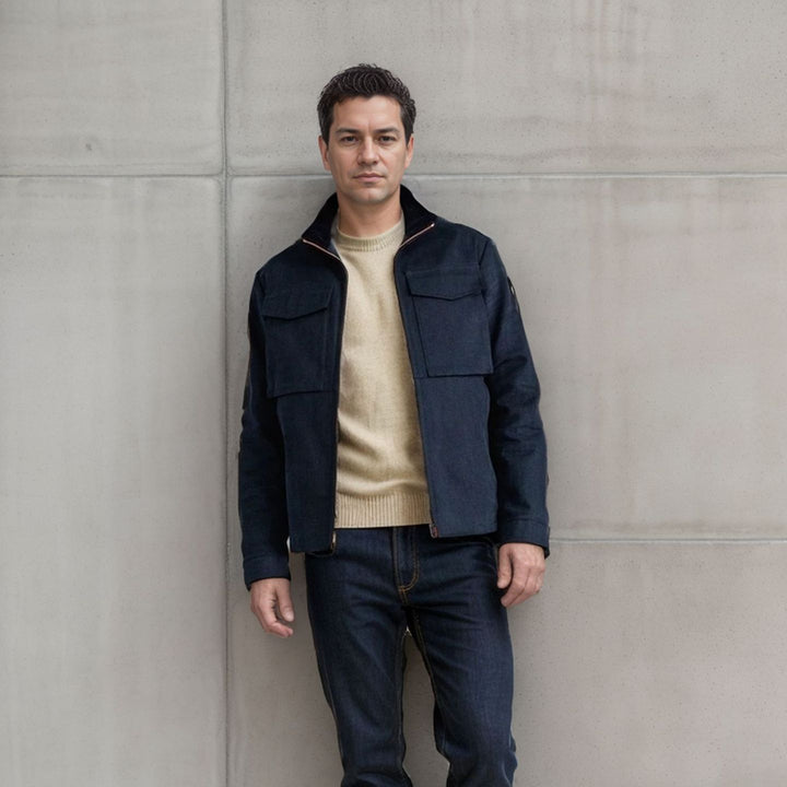 Herren Utility-Jacke mit praktischen Taschen und modernem Design Drune