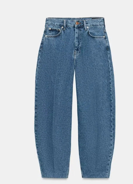 Damen Hochtaillierte Culotte-Hose mit weitem Bein und dekorativem Taillengürtel Drune