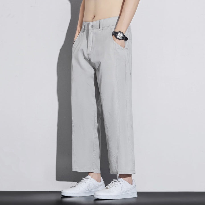 Herren Weitgeschnittene Komfort Stoffhose Drune