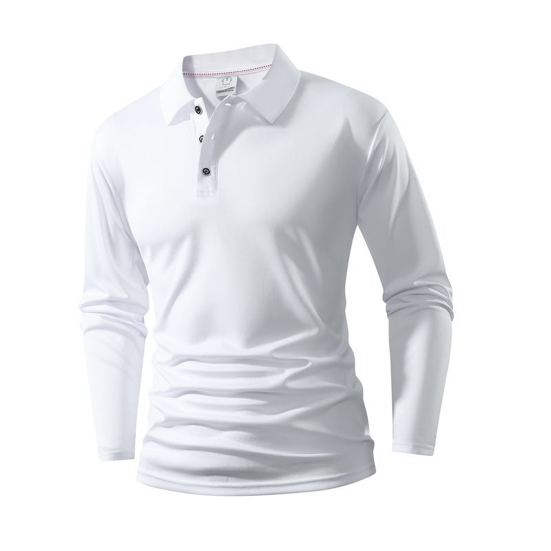 Herren Langarm Poloshirt Drune