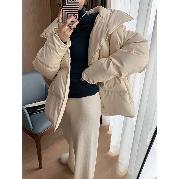 Damen Trendige Oversized Daunenjacke Drune