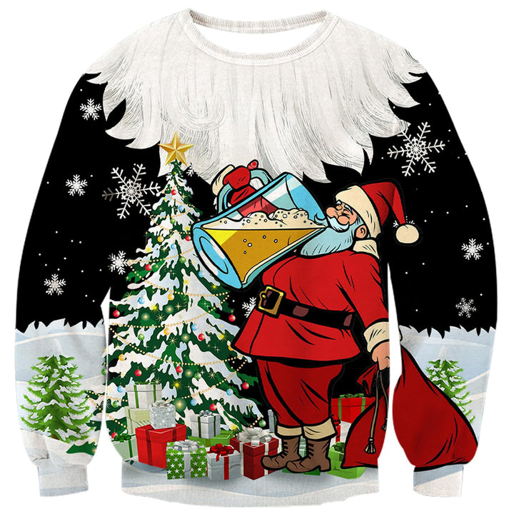 Damen Lustiger Weihnachtlicher Sweatshirt Drune