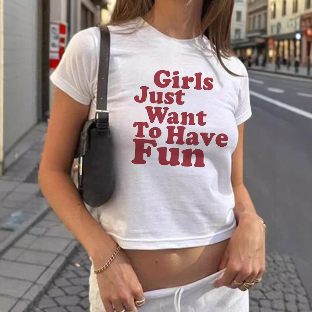 Damen Kurzarm T-Shirt mit auffälligem Motorrad-Design Drune