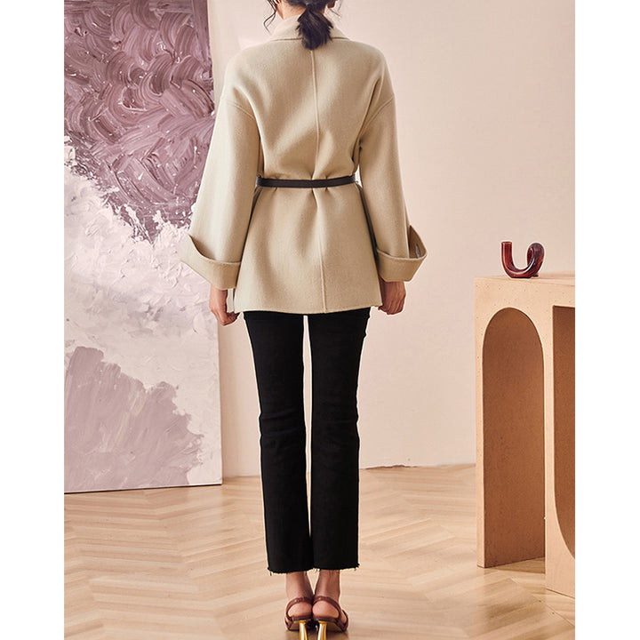 Damen Elegante und lockere Wickeljacke Drune