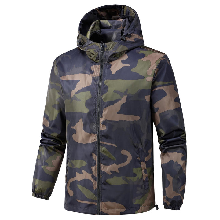 Herren Leichte und atmungsaktive Camouflagejacke Drune