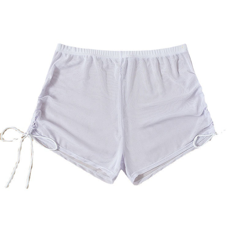 Damen Bequeme Badeshorts mit Rüschendetails Drune