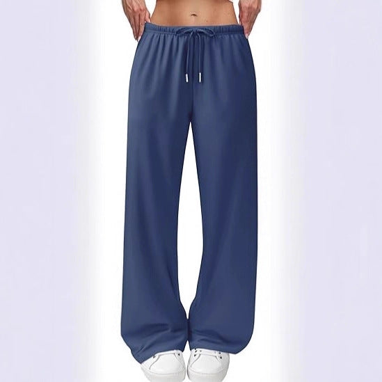 Damen luftige Freizeithose mit Kordelzug Drune