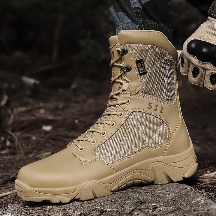 Herren Taktische Hochleistungs Wasserdichte Stiefel Drune