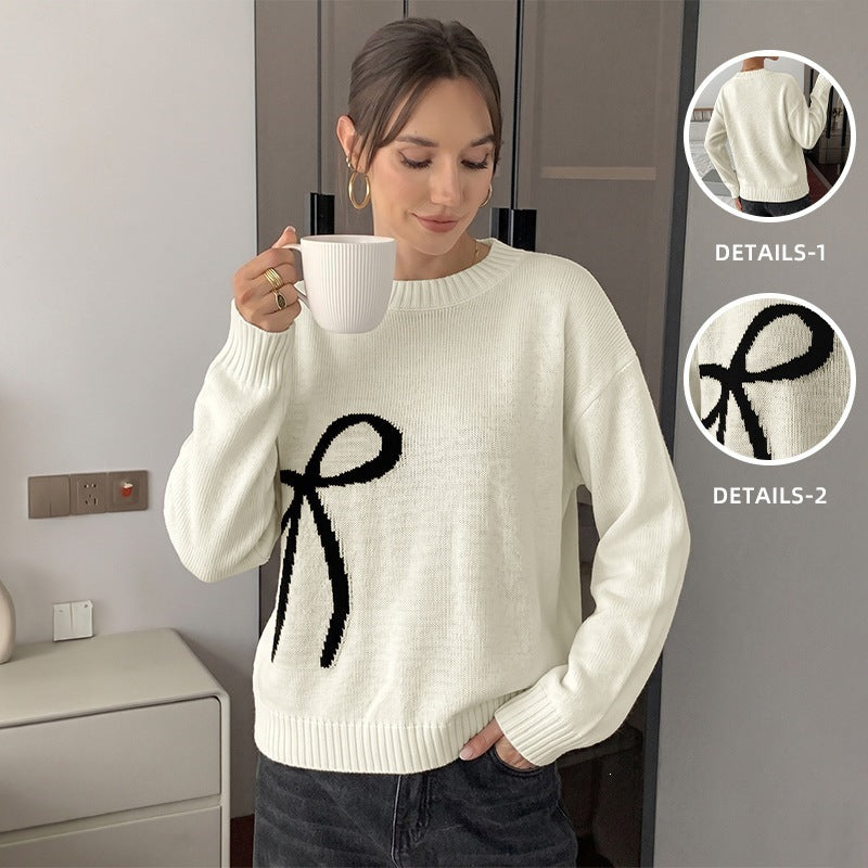 Damen Lässiger Pullover Drune