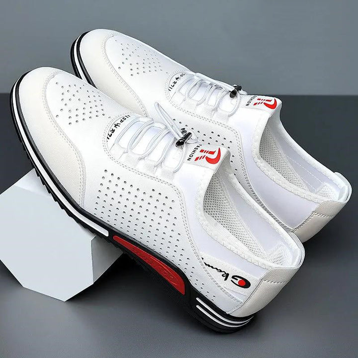 Herren Elastischer Freizeit-Sneaker mit Schnellzug-Lacing und stoßdämpfender EVA-Zwischensohle Drune