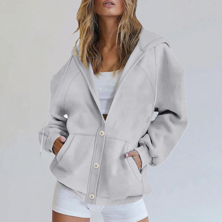 Damen lässige Kapuzenjacke Drune