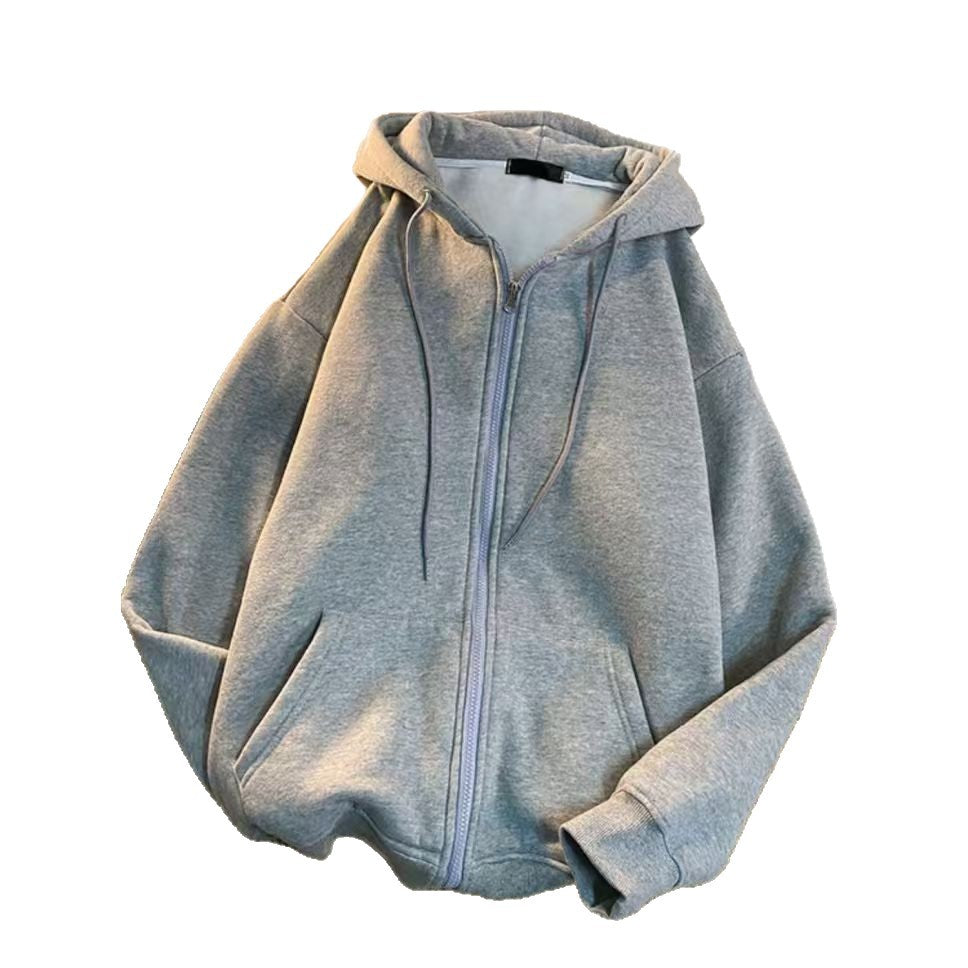 Damen Bequeme Oversized Kapuzenjacke Drune