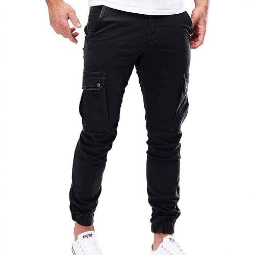 Herren Cargo-Hose mit elastischen Bündchen und multifunktionalen Taschen Drune