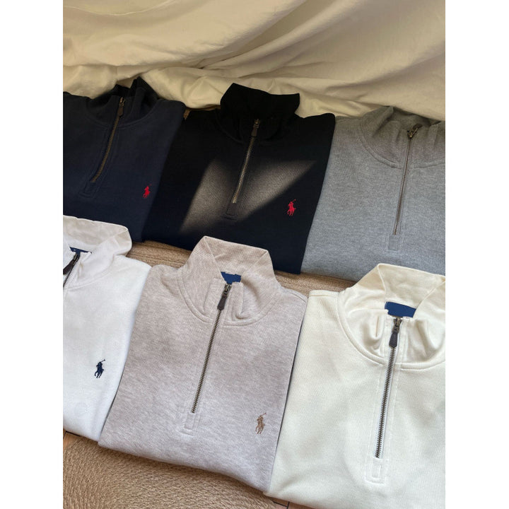 Damen Sportlicher Pullover mit Stehkragen Drune