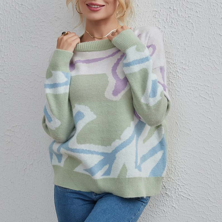 Drune | Pullover mit Farbblock