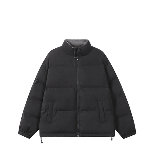 Damen Wattierte Boxy-Steppjacke mit hohem Stehkragen Drune
