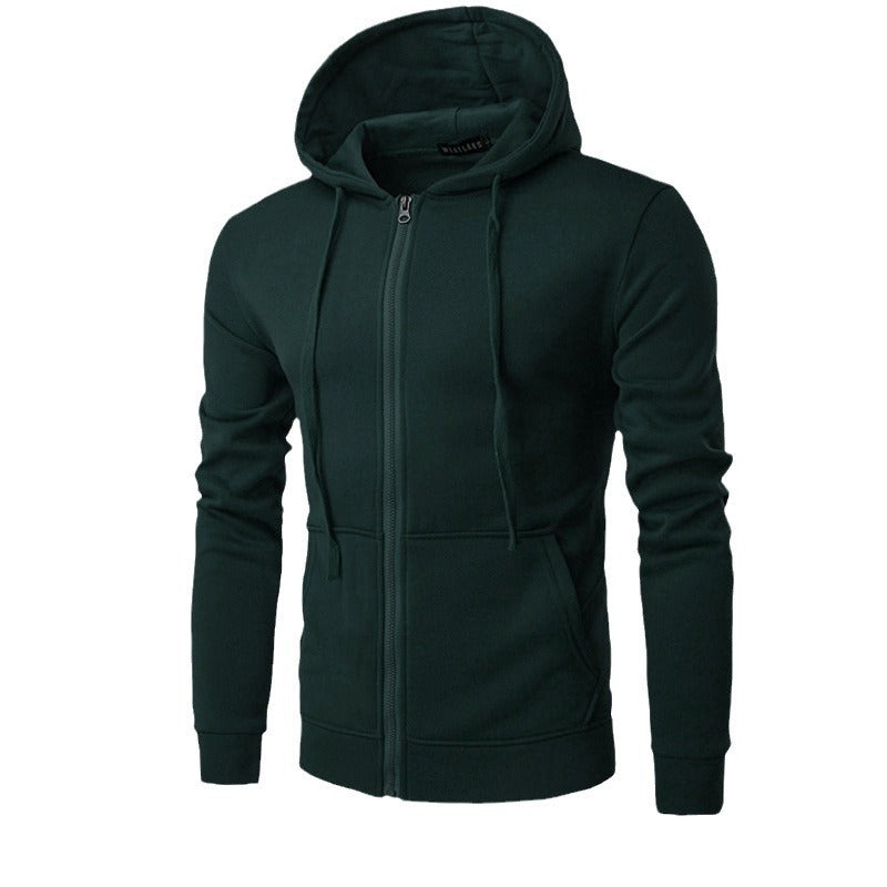 Damen Sportliche Kapuzenjacke mit durchgehendem Reißverschluss Drune