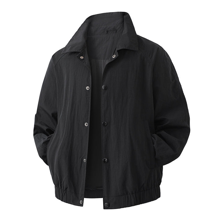 Herren Leichte Übergangsjacke mit hohem Kragen Drune