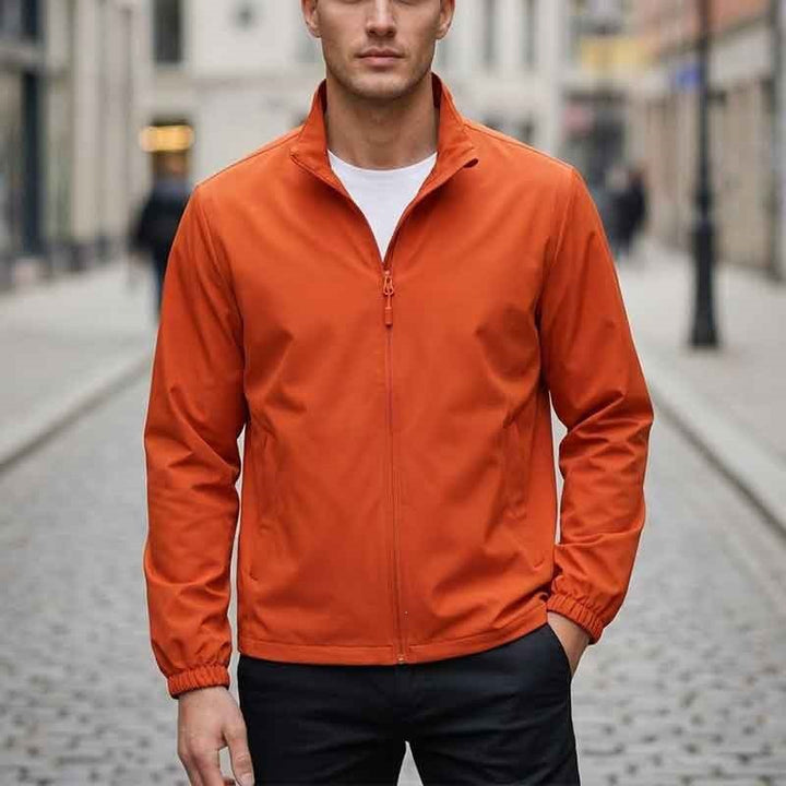 Herren Atmungsaktive Übergangsjacke mit praktischem Stehkragen Drune