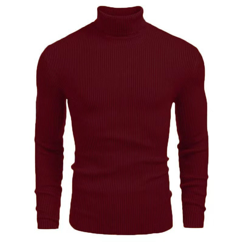 Herren Rollkragenpullover mit strukturiertem Rippenmuster Drune