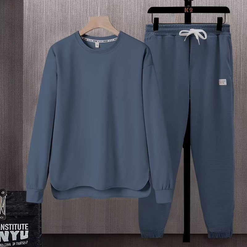 Damen komfortables Sweatshirt und lässige Jogginghose Set Drune