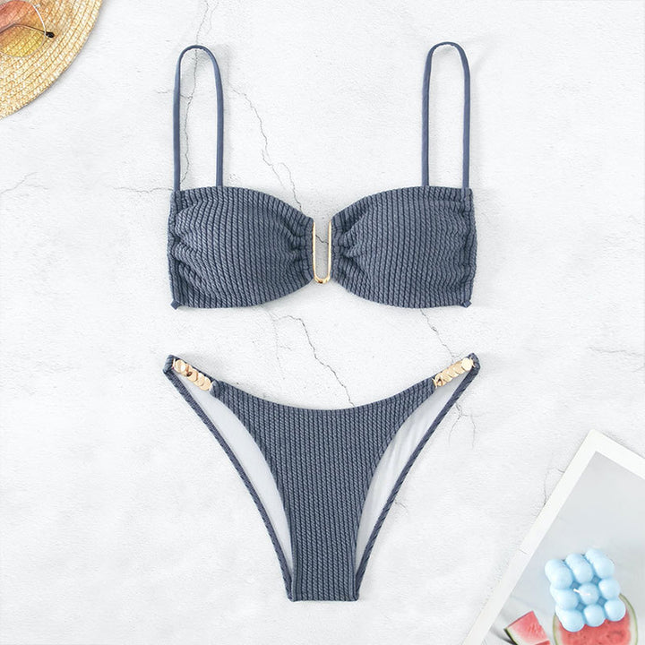 Damen Bikiniset mit elegantem Wickeldetail Drune
