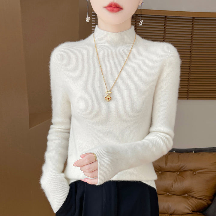 Drune | Eleganter Pullover Aus Besticktem Blumenstrick Für Frauen
