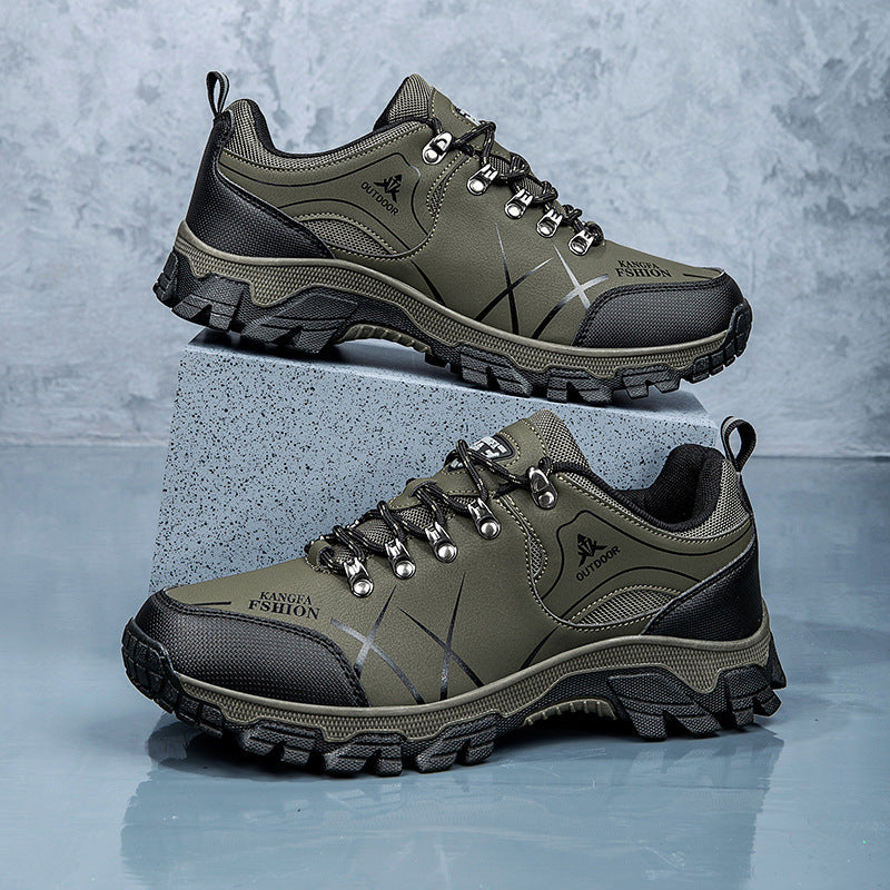 Herren nan robuste wasserabweisende Trekking-Schuhe mit profilierter Gummisohle Drune