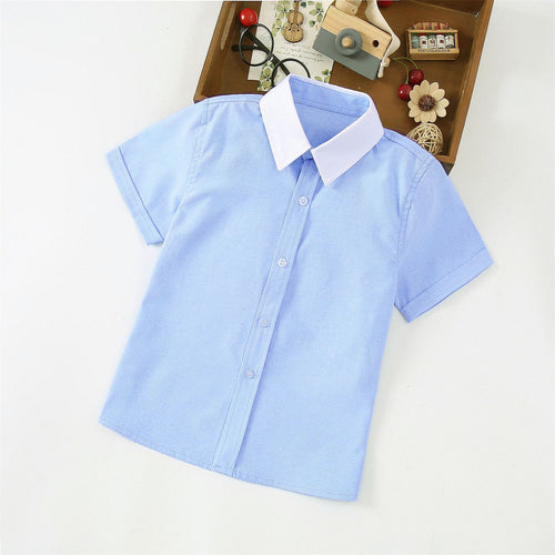 Jungen Elegantes Kurzarmhemd mit Fliege Drune