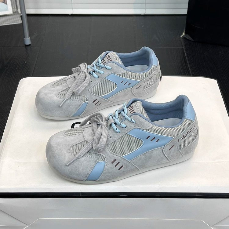 Damen modische Sneakers im sportlichen Design mit funktionalem Materialmix Drune