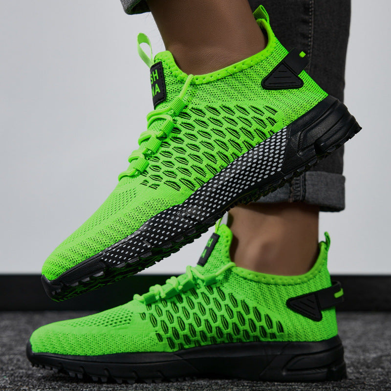 Herren Strick-Sockensneaker für Training und Trail mit robuster Profilsohle Drune