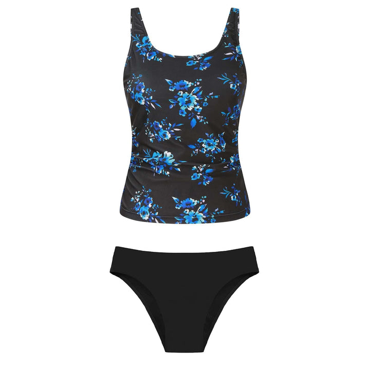Damen Bikiniset mit floralem Oberteil und klassischem Unterteil Drune