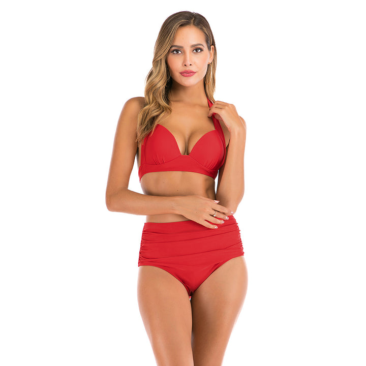 Damen Triangel-Bikini mit elegantem Mustermix Drune