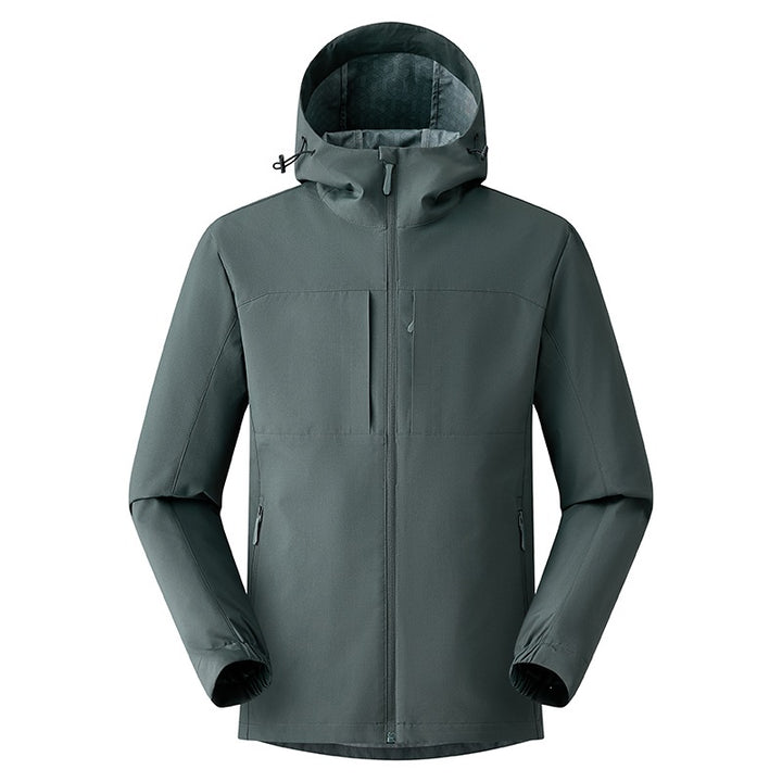 Herren Leichte Allround‑Softshelljacke mit thermoregulierender Membran, ergonomischem Schnitt & verdeckter Brusttasche Drune
