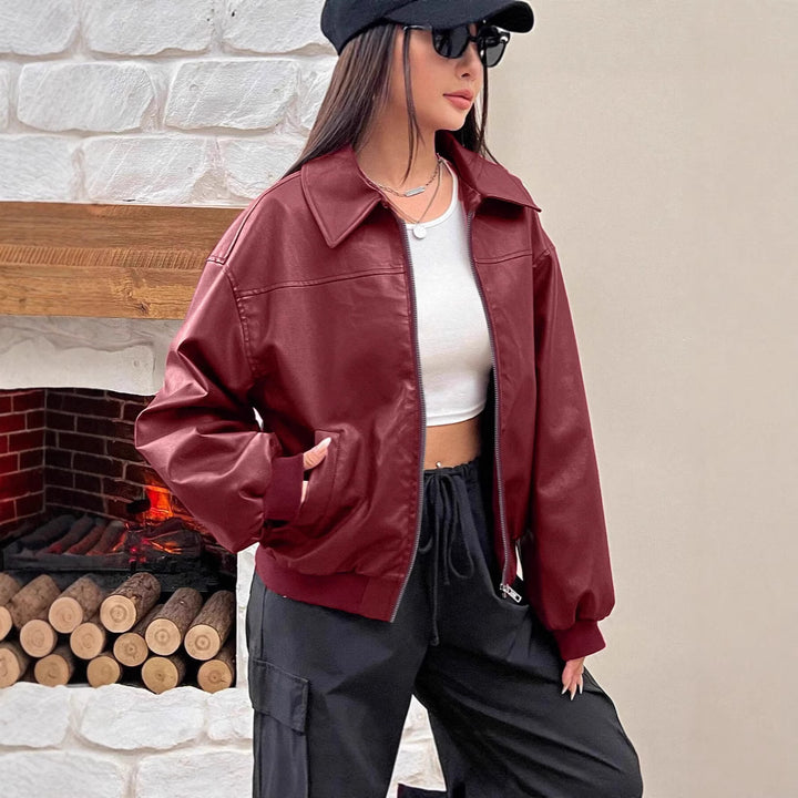 Damen Trendige und lässige Bomberjacke
