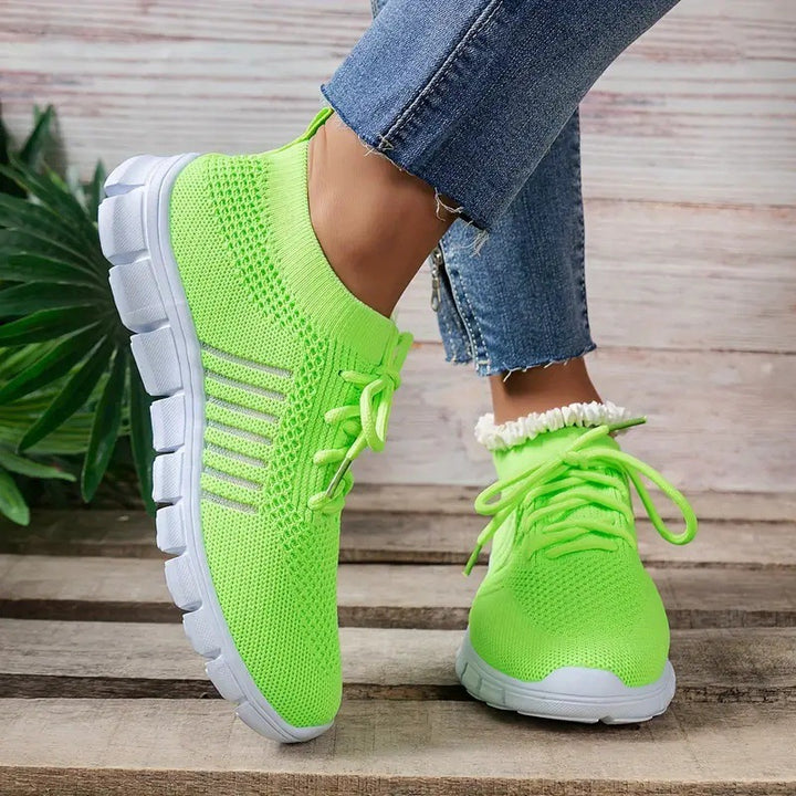Damen Leichte Strick‑Sock‑Sneaker mit elastischem Schaft und flexibler Profilsohle Drune