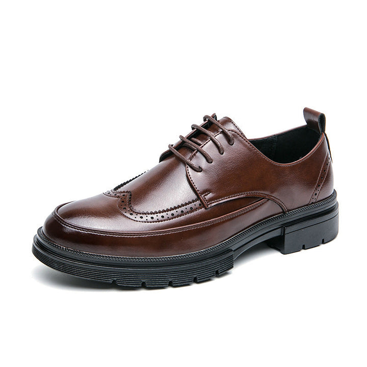 Herren Elegante Schnürschuhe aus hochwertigem Leder mit rutschfester Sohle Drune