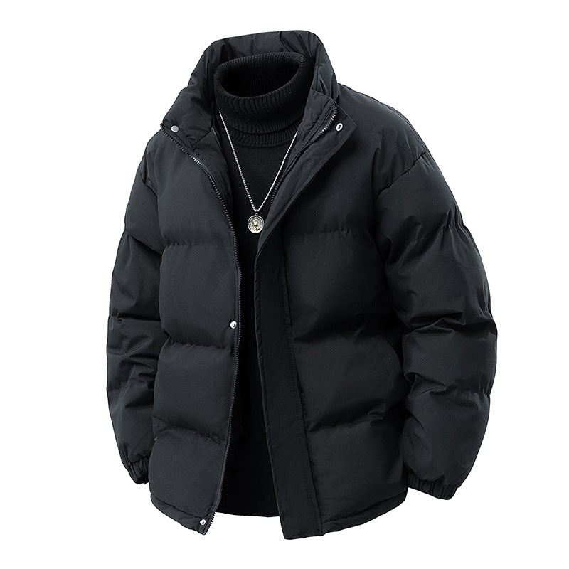 Herren Wattierte Oversize-Pufferjacke mit wasserabweisender Shell, hohem Stehkragen und verdecktem Reißverschluss Drune
