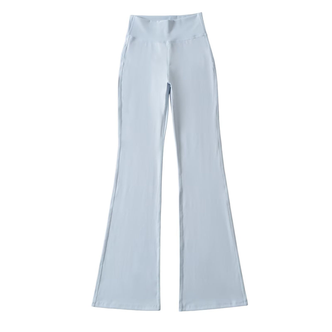 Damen Hochtaillierte ausgestellte Yoga‑Hose mit Formbund Drune