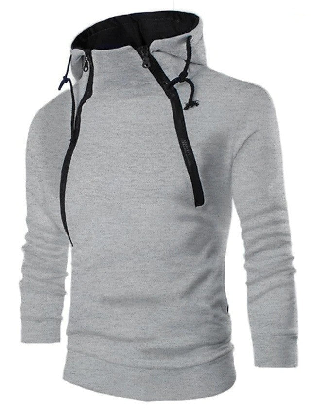 Herren moderne Kapuzenpullover mit praktischem Reißverschluss Drune