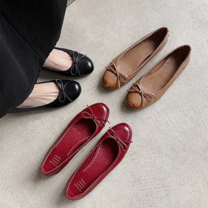 Damen Ballerinas mit dekorativem Schleifendetail Drune