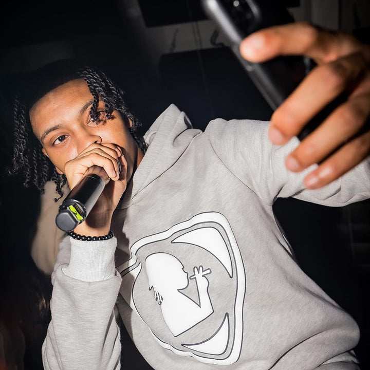 Herren Hoodie mit reflektierendem Logo Drune