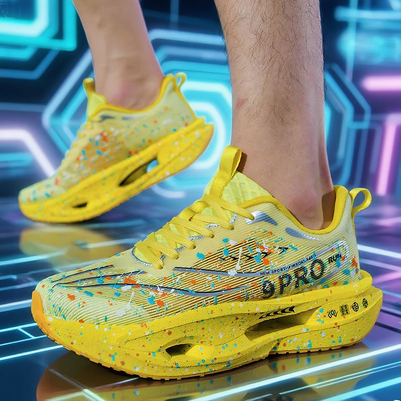 Damen Leuchtende Lauf-Sneaker mit atmungsaktivem Obermaterial und stoßdämpfender Sohle Drune