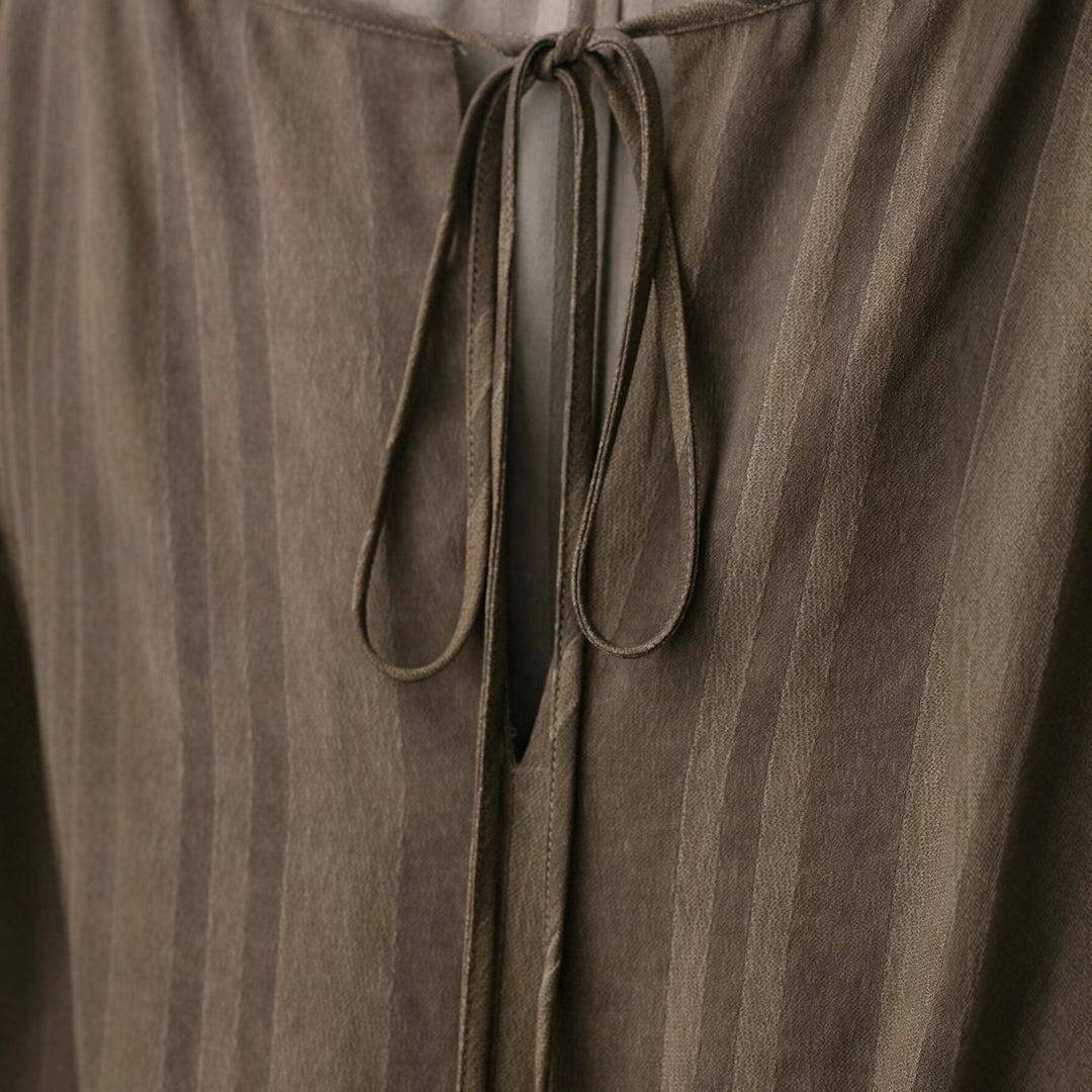 Damen Kaftan-Poncho mit Tunnelzug und V-Ausschnitt Drune