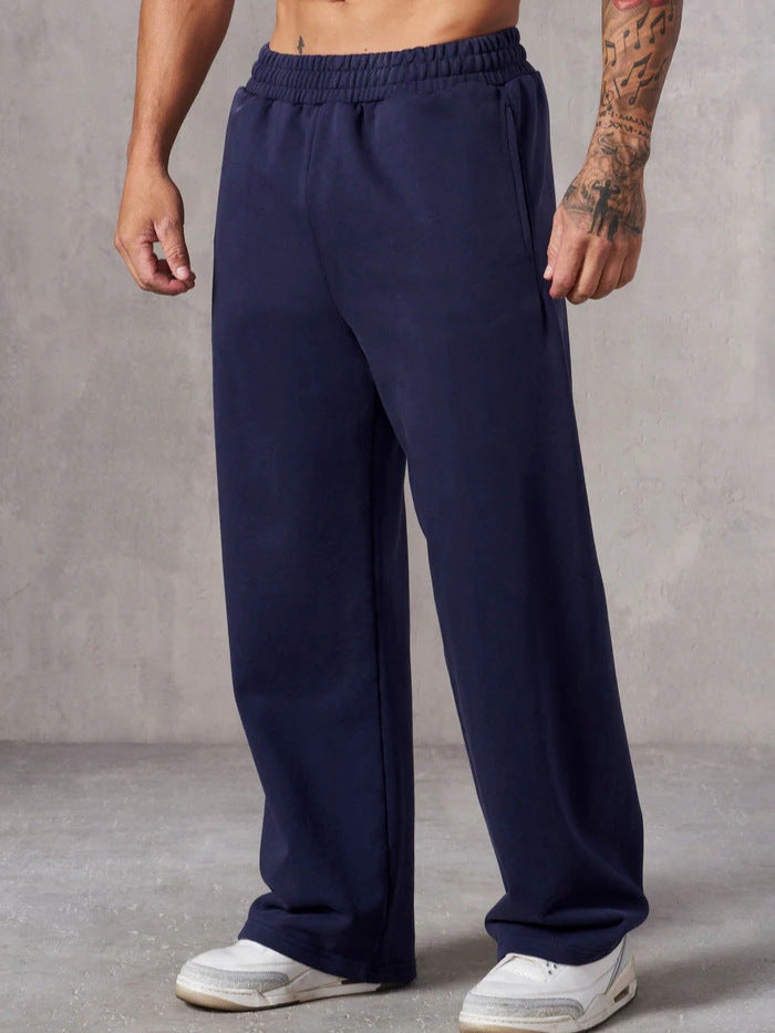 Herren Baggy Jogginghose mit elastischem Bund und seitlichen Taschen Drune