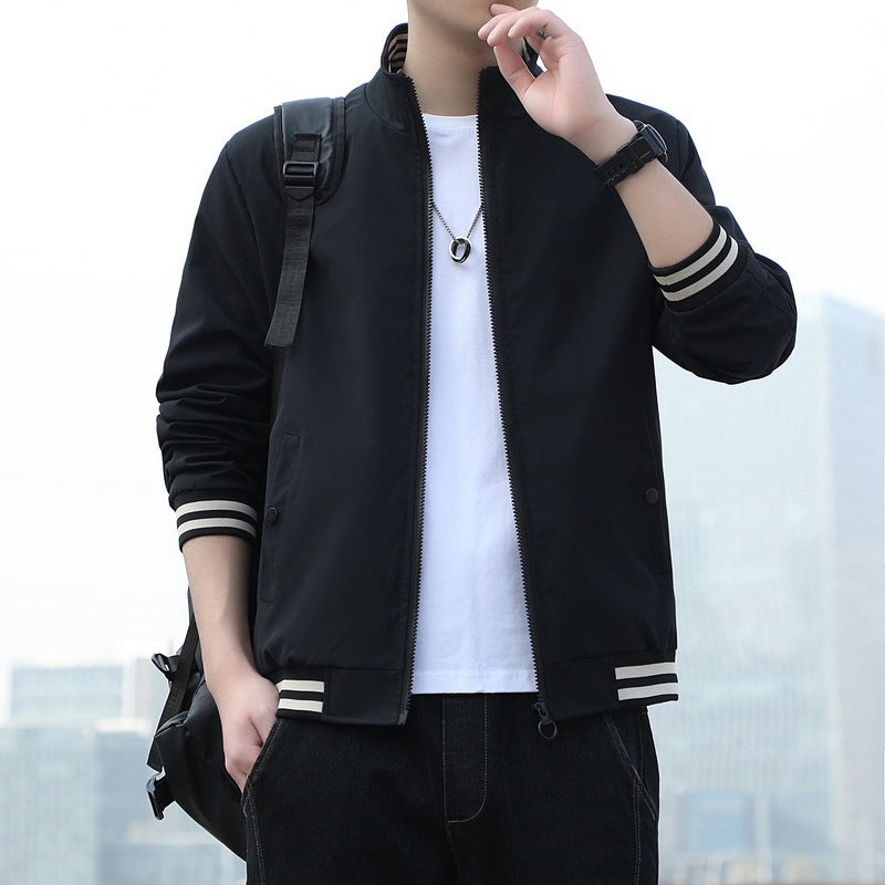 Herren Sportliche Bomberjacke mit seitlichen Taschen Drune