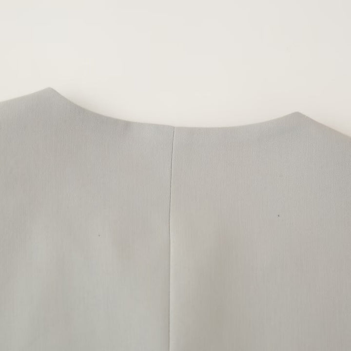 Damen modische Jacke mit minimalistischer Schnittführung und seitlichen Taschen Drune