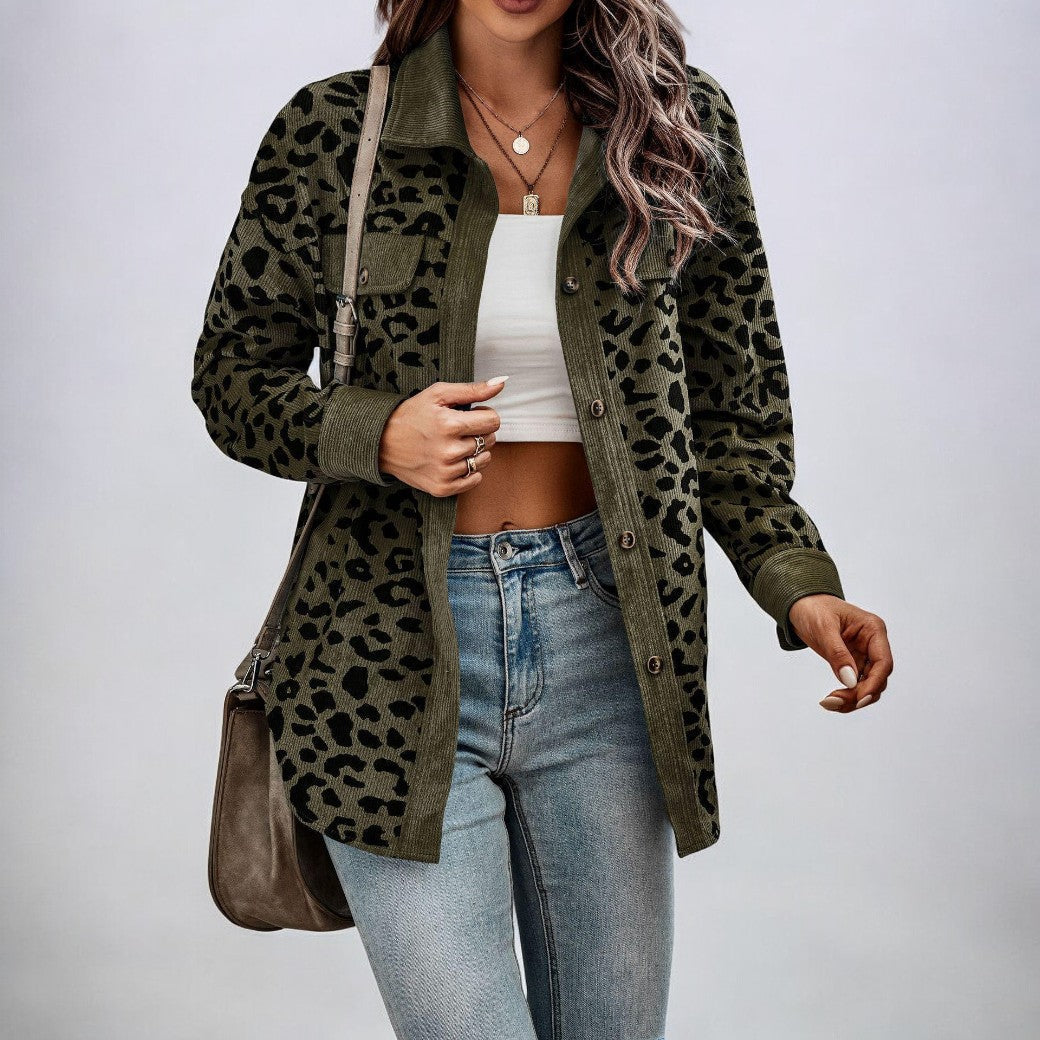 Drune | Stilvolle Leopardenjacke