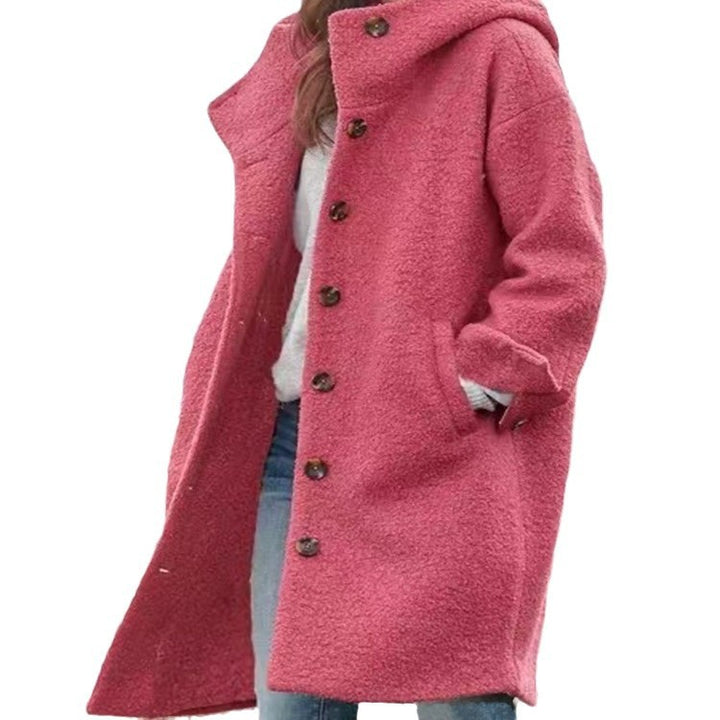 Damen Oversized Wollmantel Drune